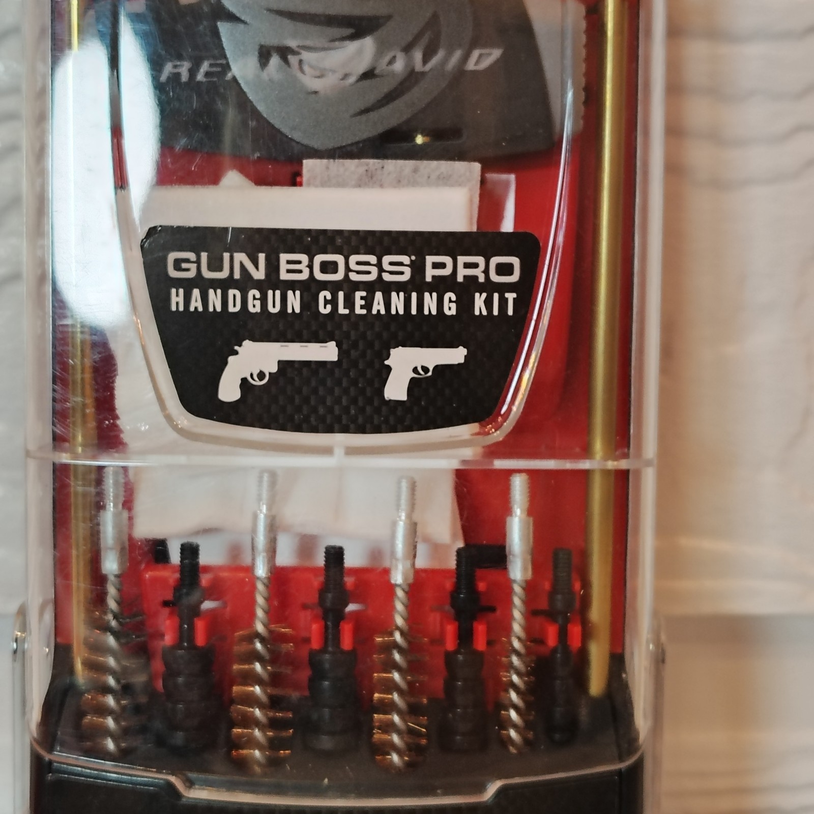 Real Avid Gun Boss Pro Handgun Cleaning Kit .45 CAL /.40 CAL .357 CAL/.38CAL/9MM