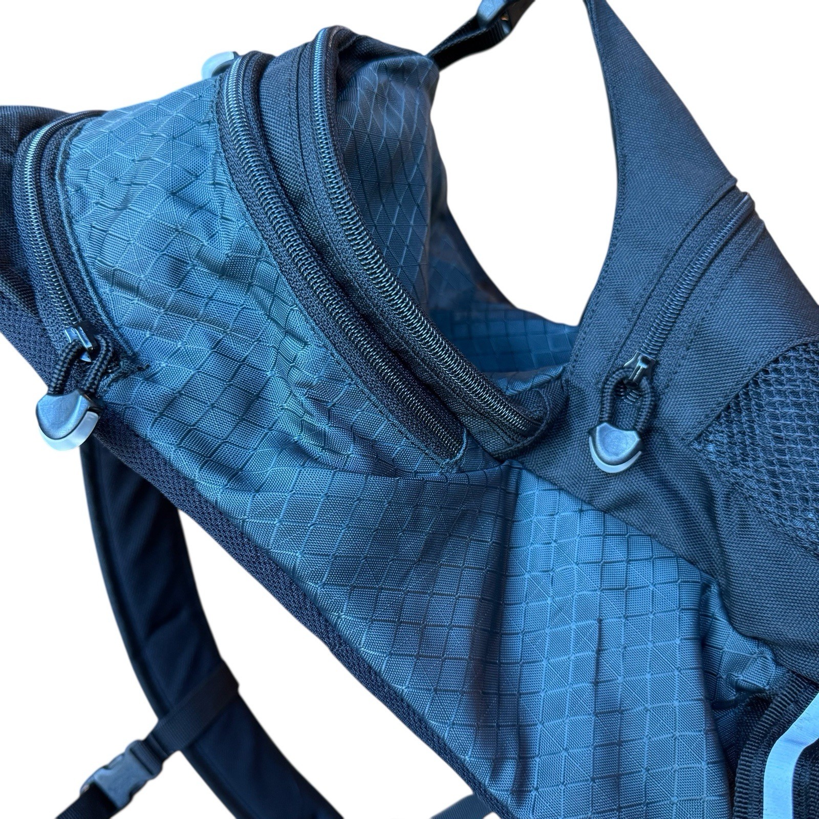 Nalgene Hydration Backpack Bl Nylon 6 Zippered Camelback Hiking Unisex 085