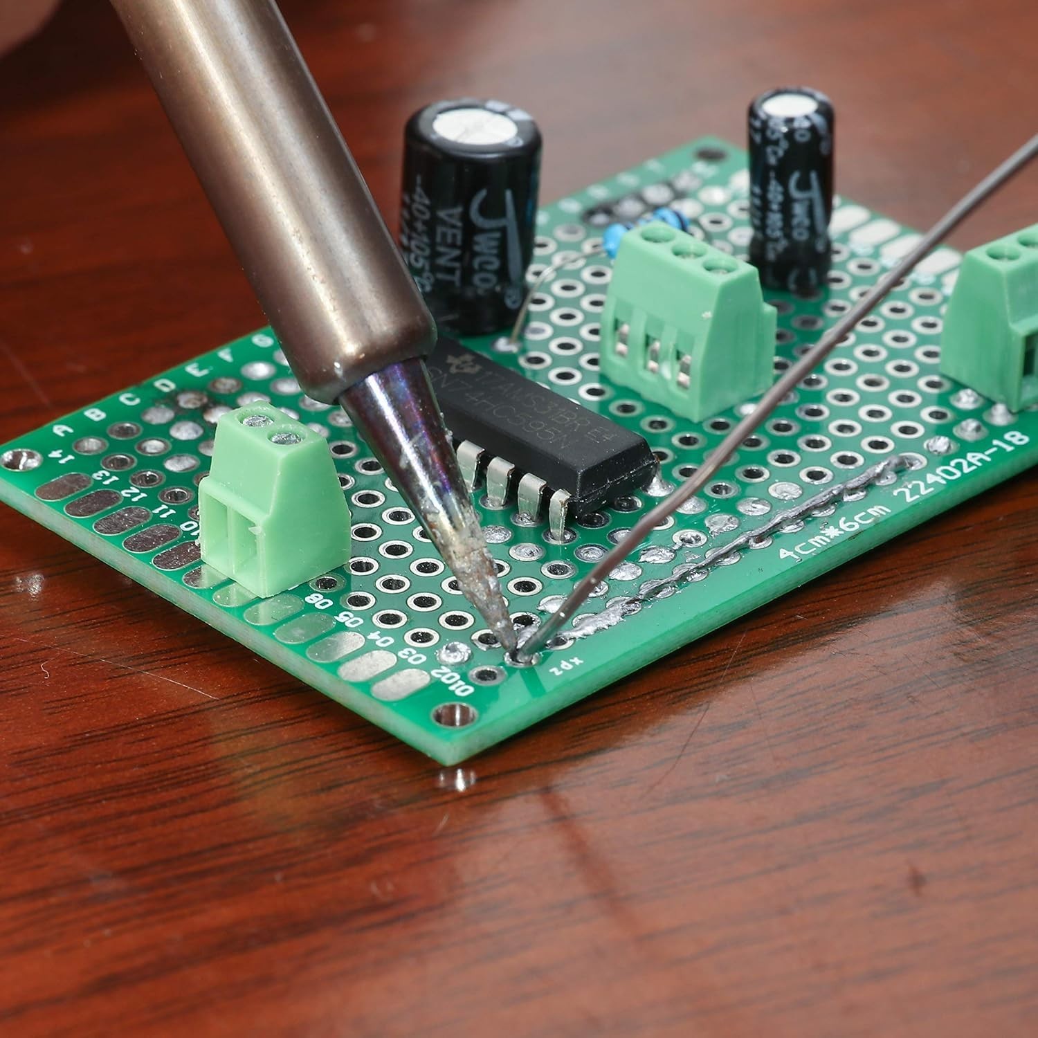 High-Quality Double-Sided PCB Circuit Boards Kit - 40 Pieces for DIY Projects