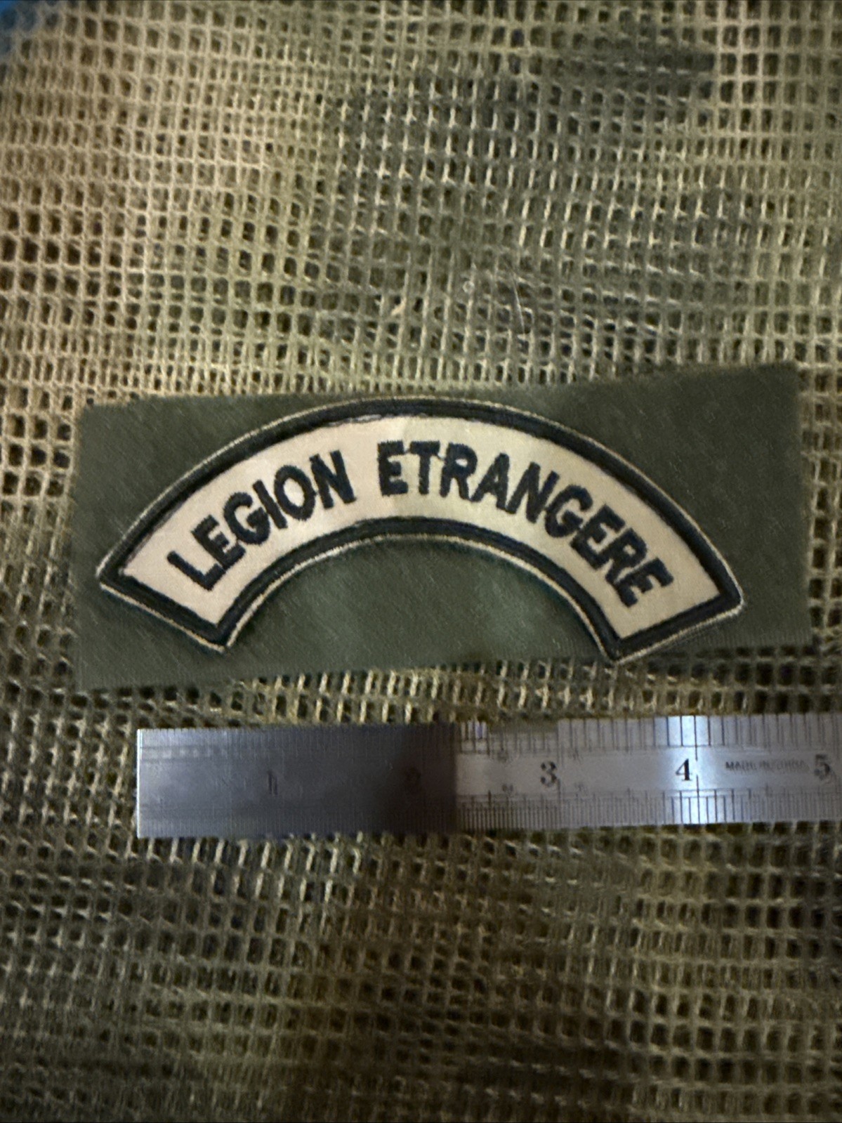 French Foreign Legion Pocket Patch Commandos Afgan War -Desert