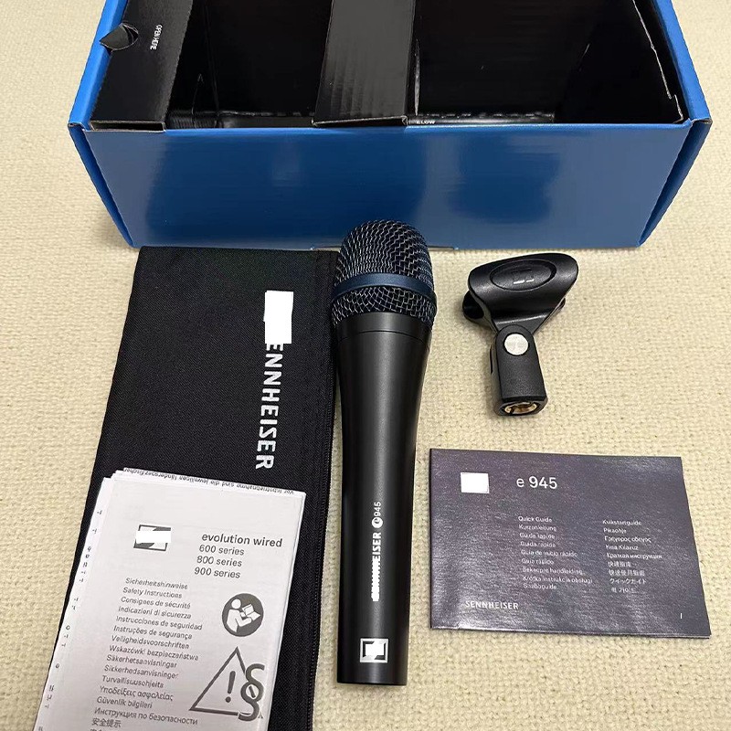 New Sennheiser E945 Dynamic Vocal Performance Handheld Microphone Cardioid Black