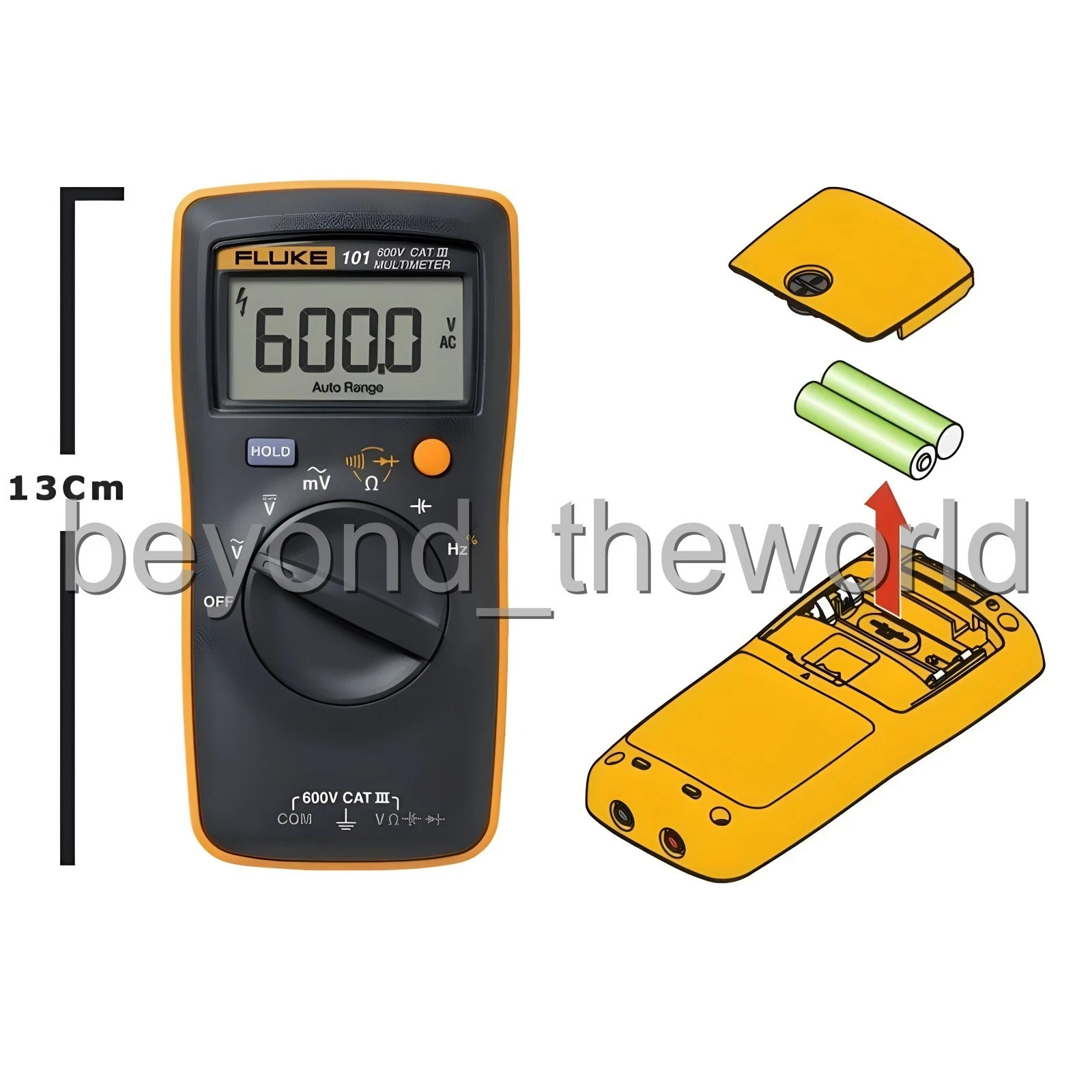FLUKE 101 Basic Digital Multimeter Pocket Meter AC DC Volt Tester ⭐Tracking⭐