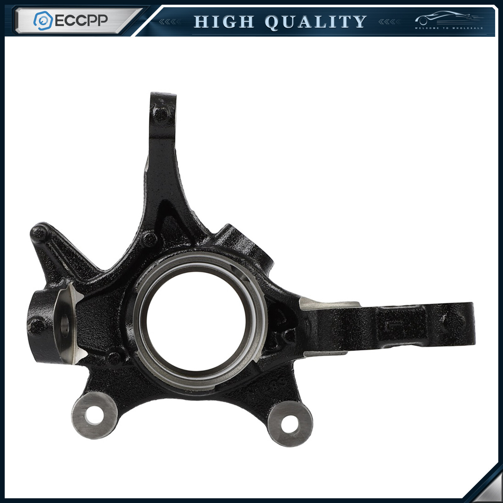 1Pc Front Driver Side Steering Knuckle For Hyundai Elantra Veloster 2013-2014