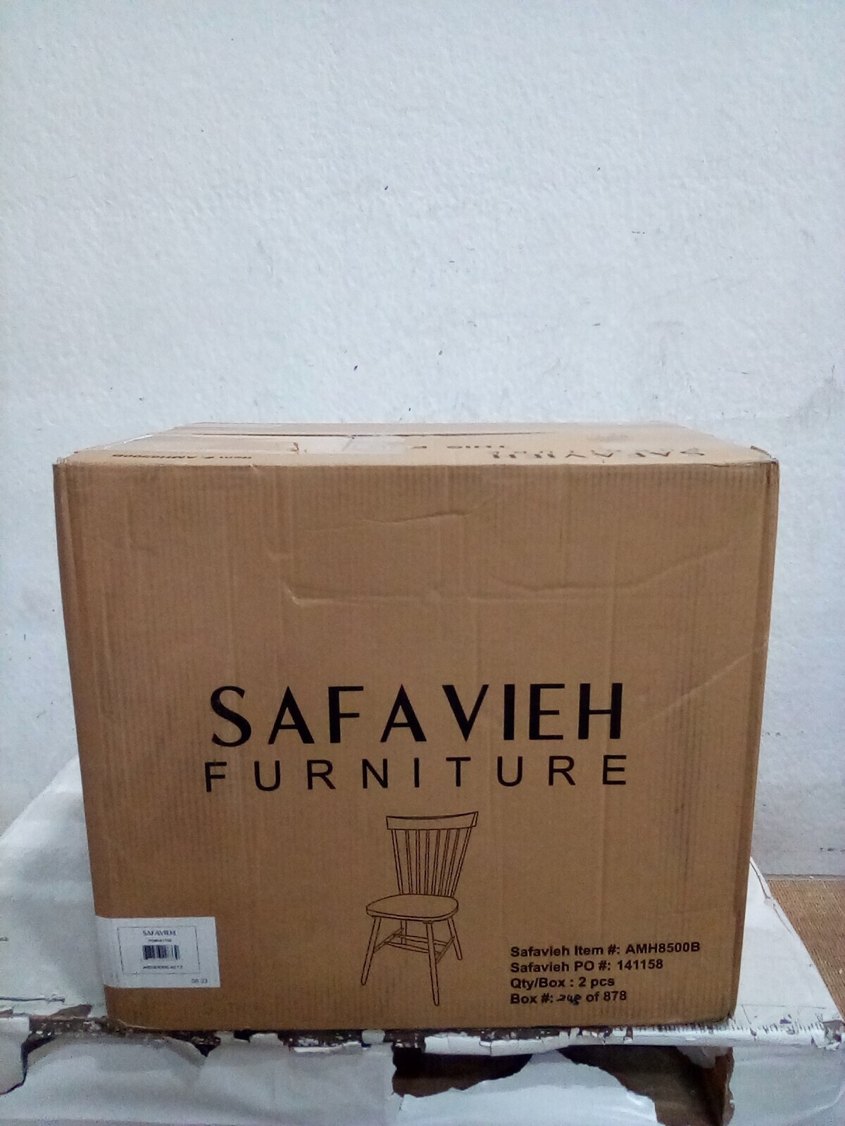 Safavieh PARKER SPINDEL SIDE CHAIR, Reduced Price 2172729555 AMH8500B