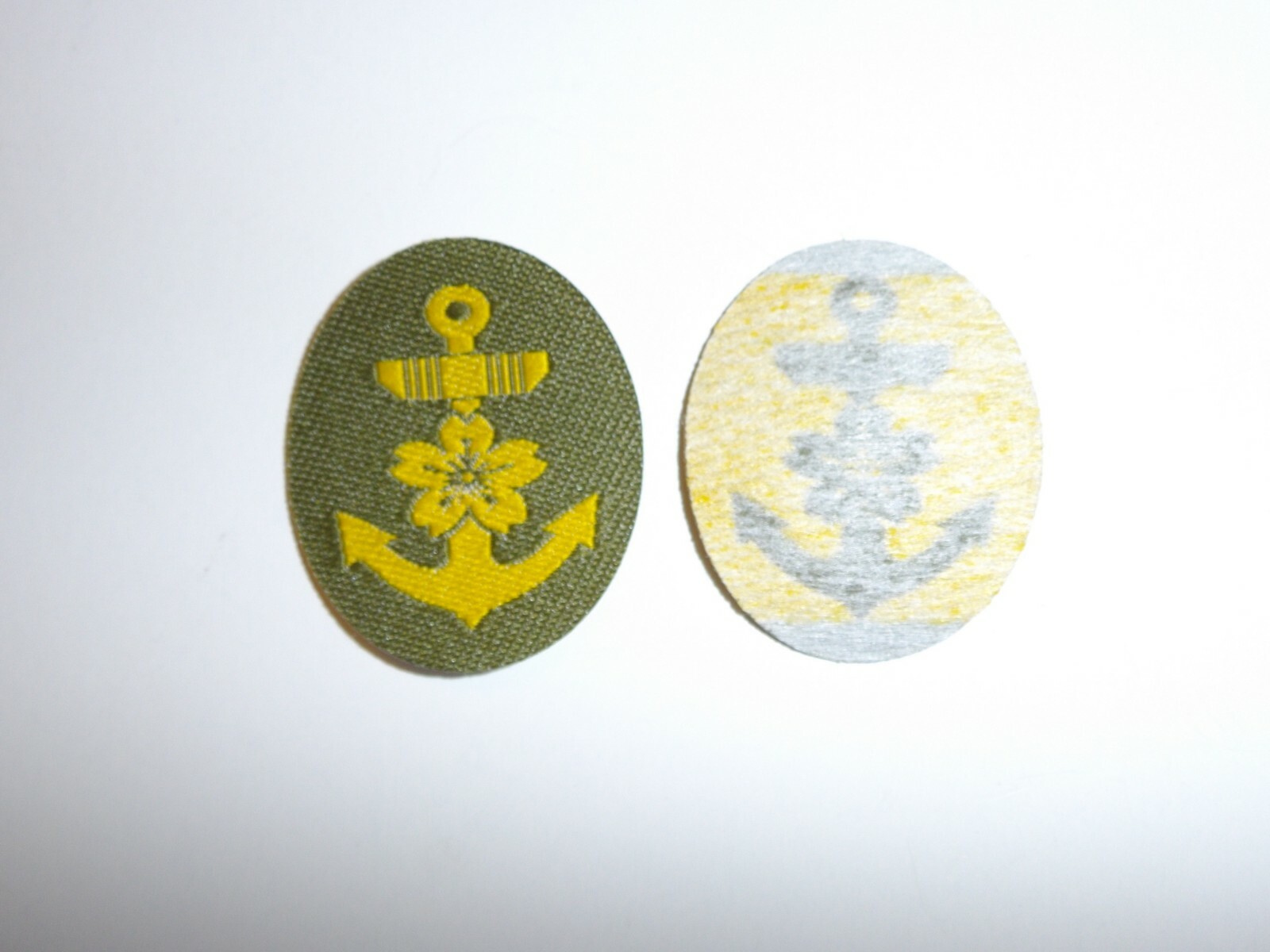 e2631 WW2 Japan Japanese Navy Petty Officer Anchor woven Marine shore troop R17A
