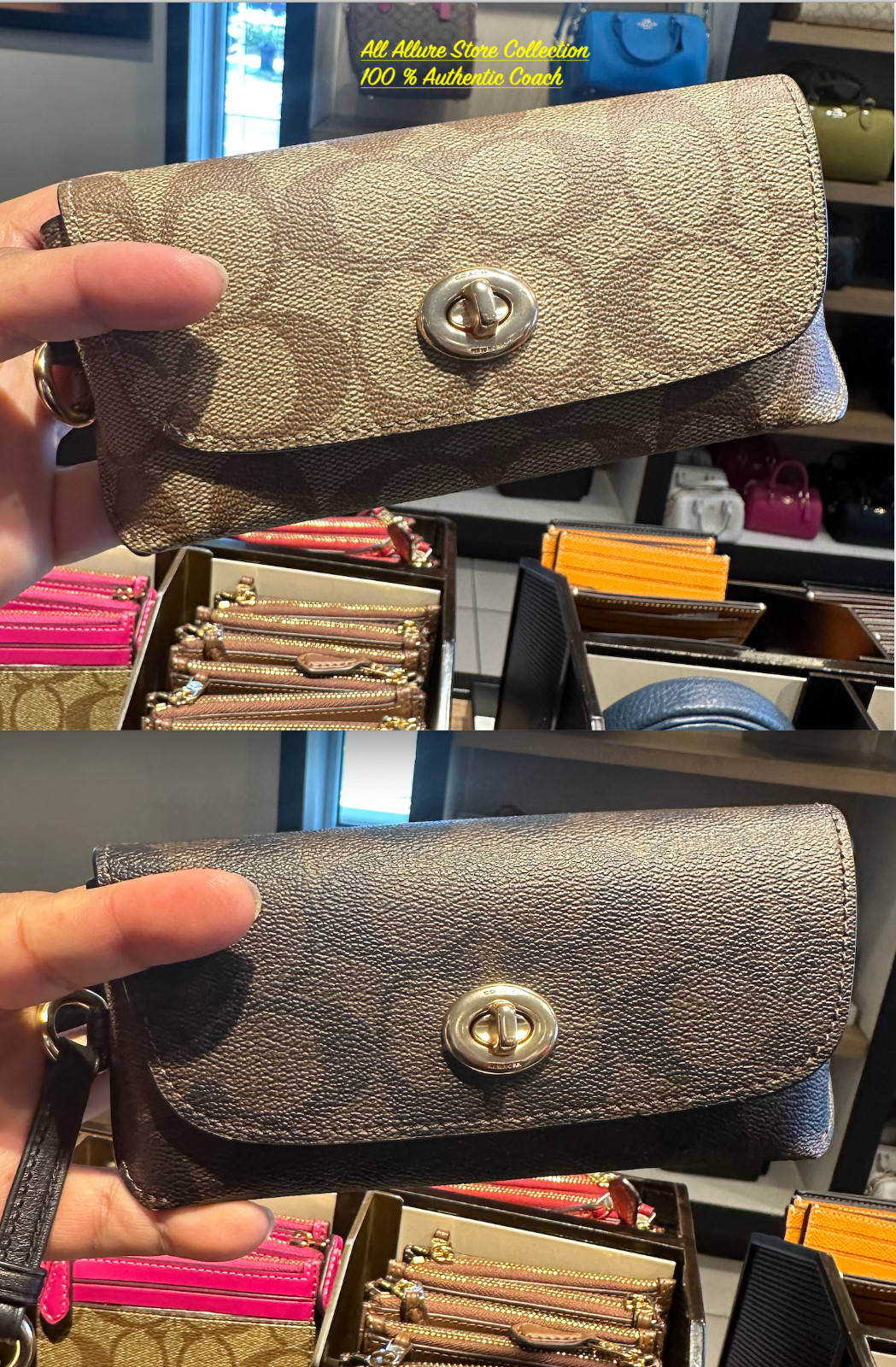 BN Coach Sunglass Case In Signature Canvas~Floral print  Pick Color