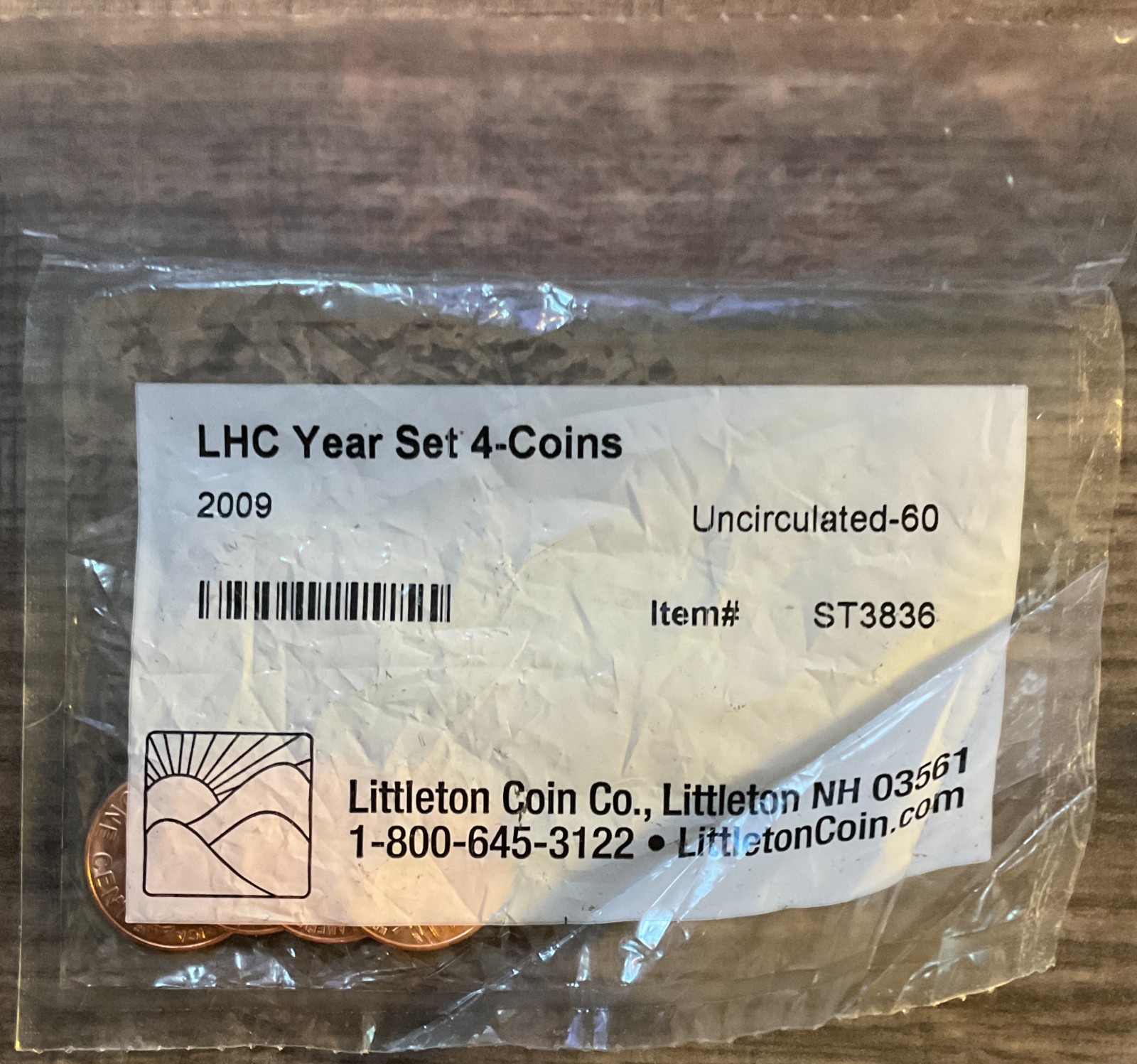2009 LHC Uncirculated Lincoln Penny Set (4) (3 Sets)