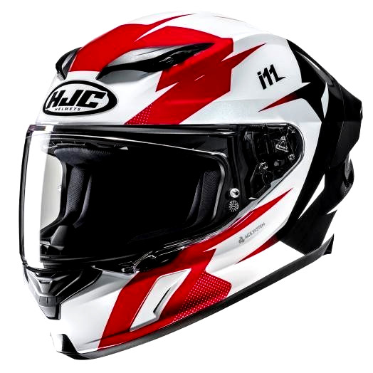 HJC i11 Instant Motorcycle Helmet Red LG Large I-11 Snell USA DOT