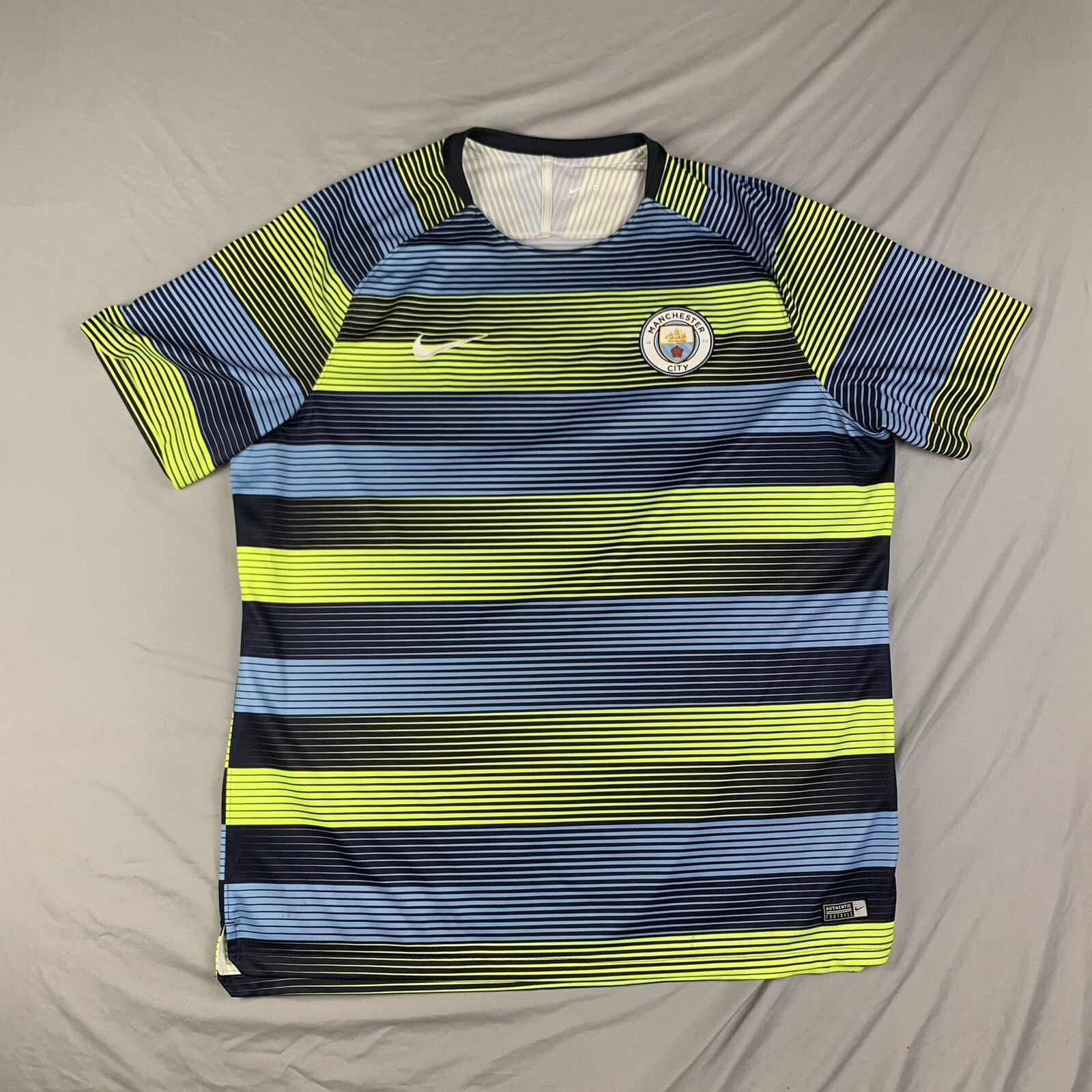 Nike 2018 2019 Manchester City Training Jersey 894325-702 Men Size 2XL