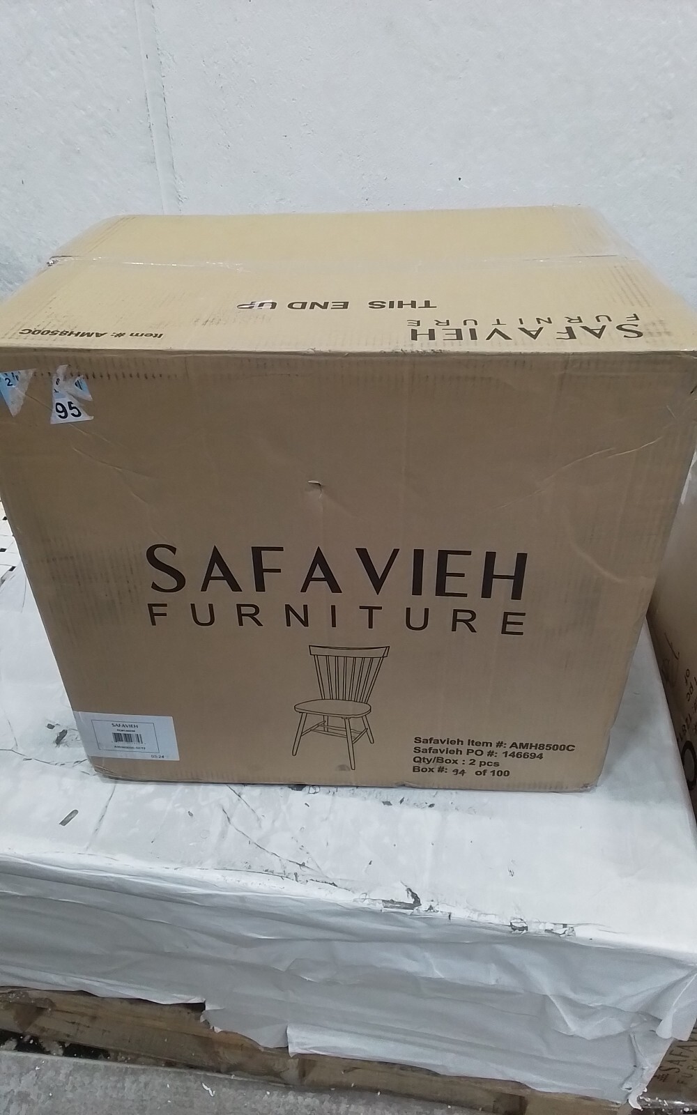 Safavieh PARKER SPINDEL SIDE CHAIR, Reduced Price 2172756783 AMH8500C