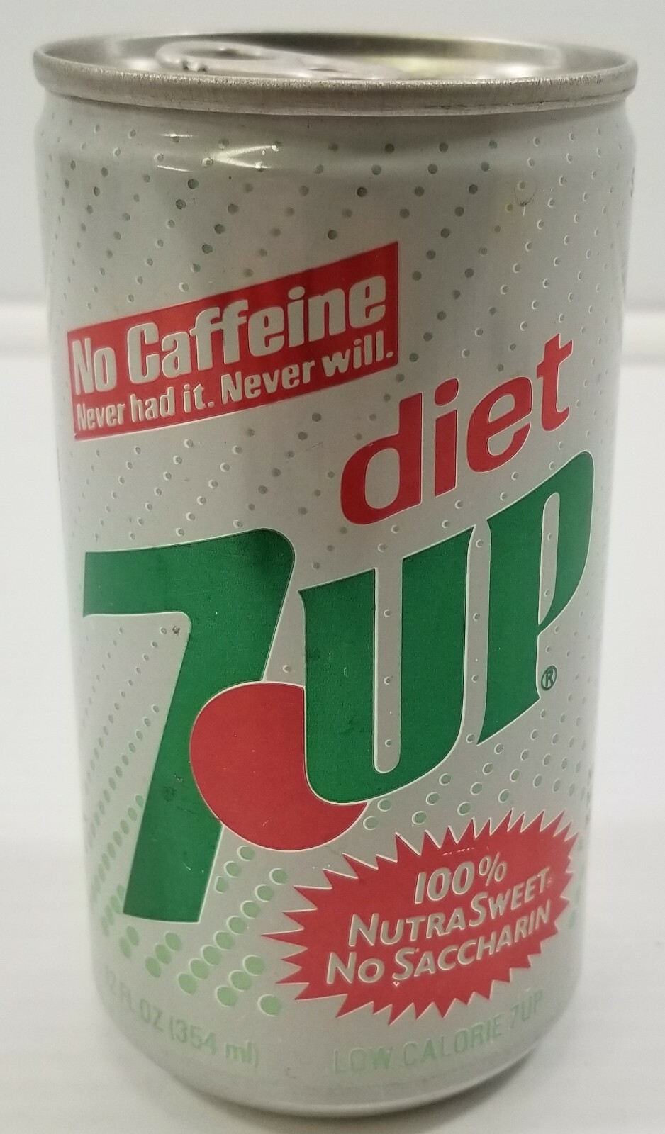 C) Vintage Diet 7Up 12oz Empty Soda Can Joyce Beverages New Rochelle New York