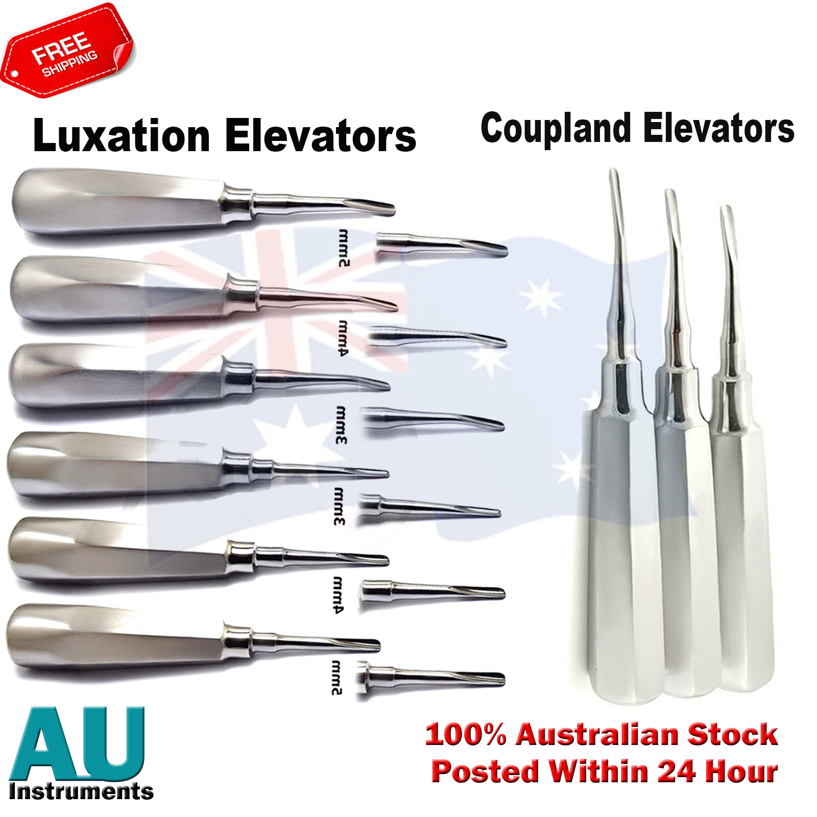 Dental Root Luxating Elevators Teeth Loosening Root Extraction Luxation Coupland