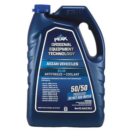 Peak Pabb53-01-Gr Antifreeze Coolant, 1 Gal. Sz, 8.0 Ph