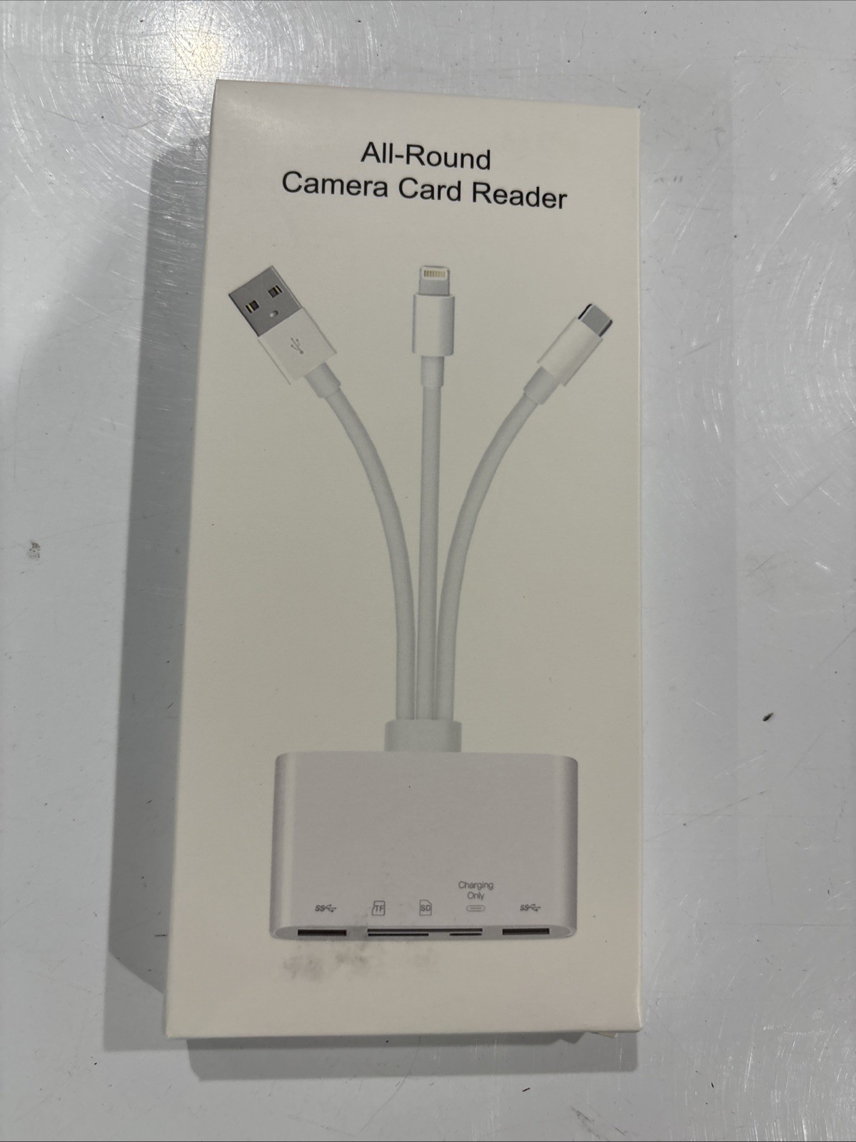 Pro 5-In-One  All Round Camera Card Reader USB A & C, TF, SD, Lightning NIB