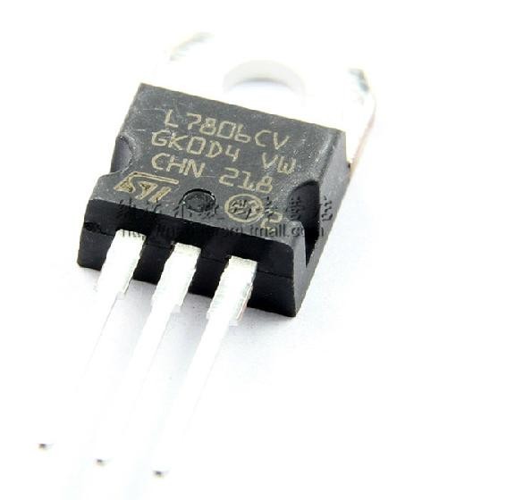 5pcs New L7806CV L7806 LM7806 ST TO-220 Voltage Regulator 6V 1.5A A+