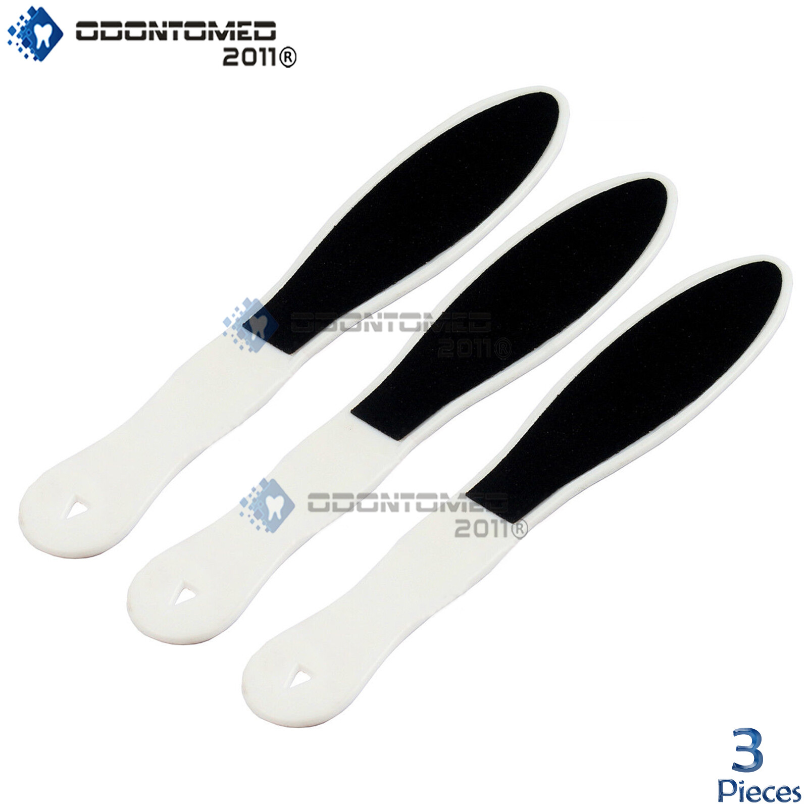 Set Of 3 Foot Filer Plastic Foot Sander Hard Skin Remover Pedicure Foot File New