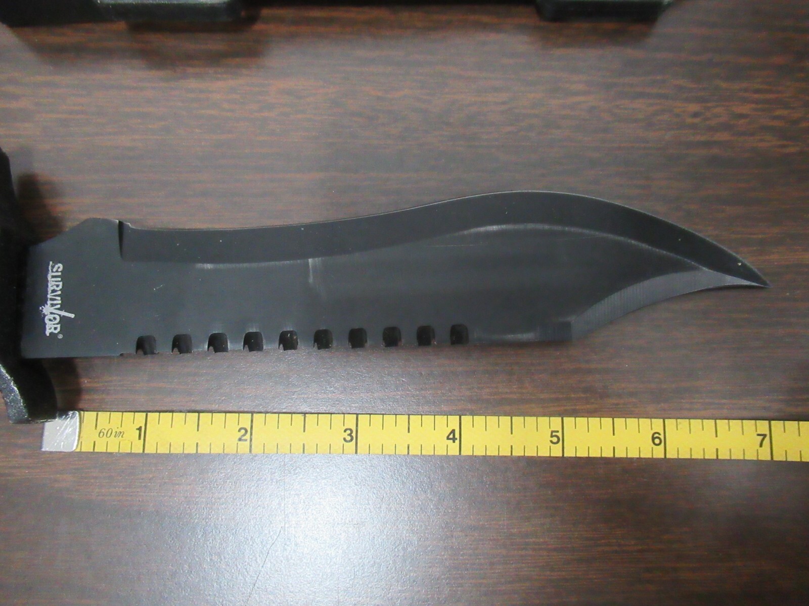 Survivor 7" Stainless Steel Blade knife with Sheath