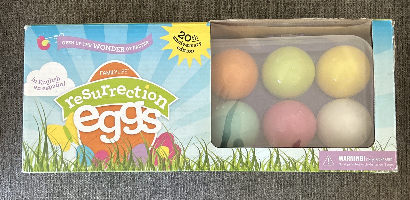 Family Life Resurrection Eggs- Easter -With Book In English and Espanol