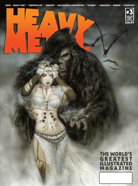 🎃 HEAVY METAL MAGAZINE #3 CVR A LUIS ROYO  *10/08/25