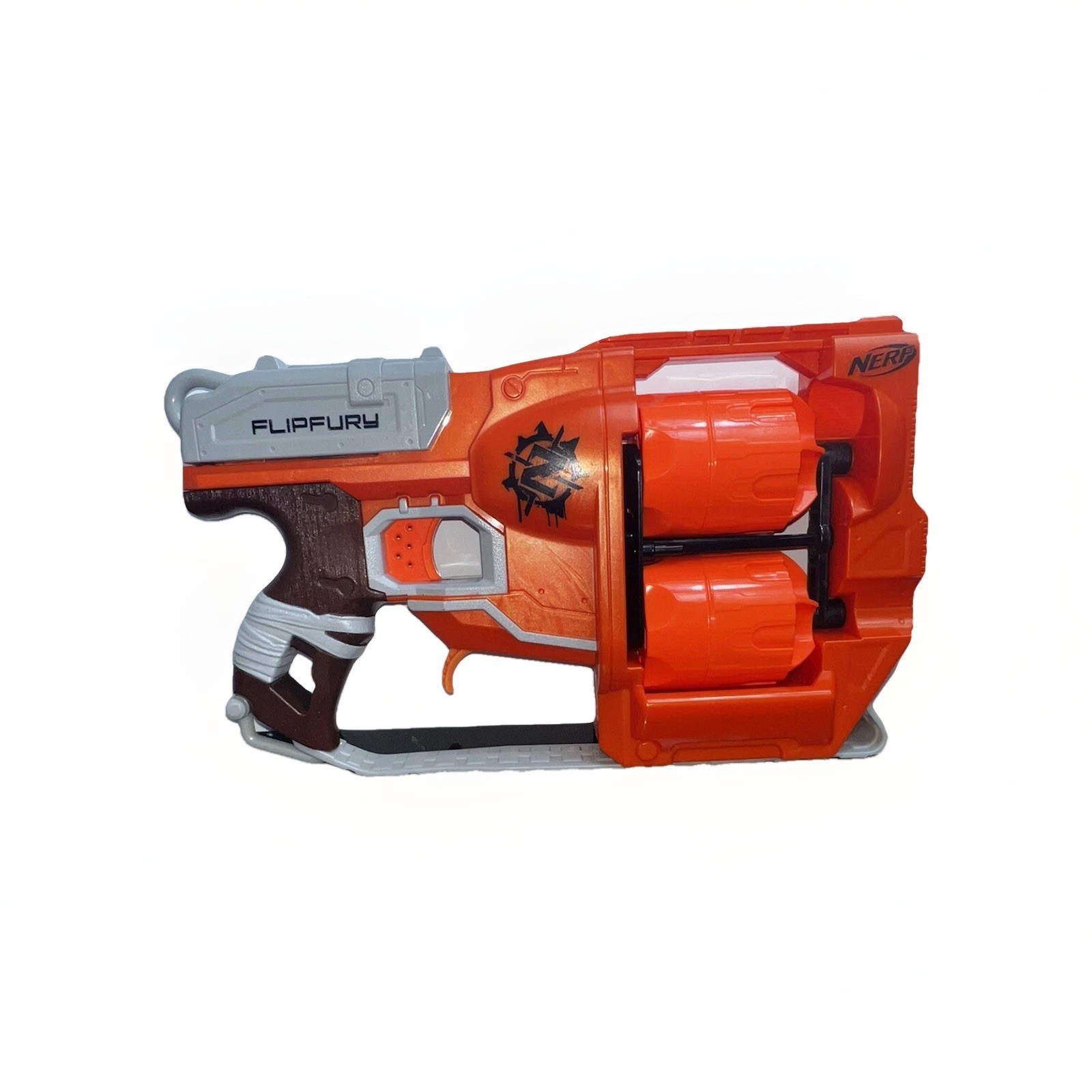 NERF Zombie Strike FlipFury Foam Dart Blaster
