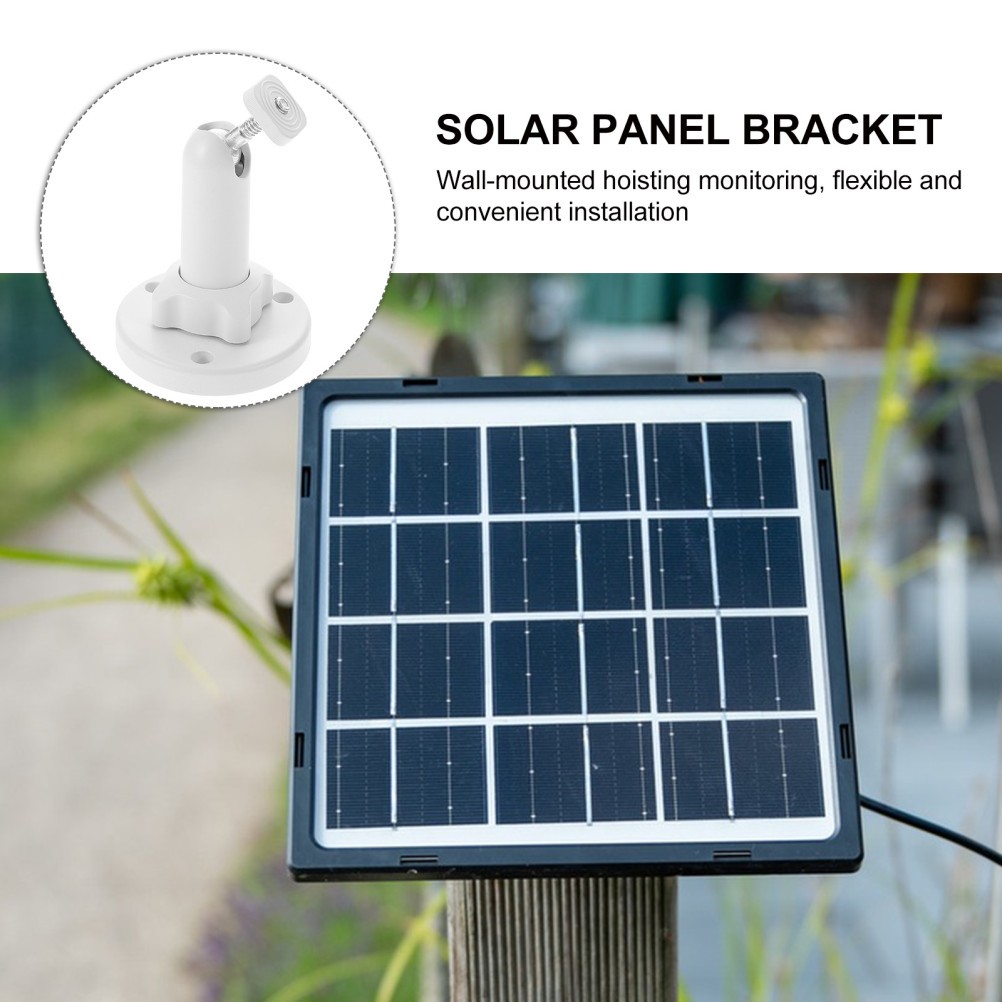 Outdoor Adjustable Solar Panel Mount Bracket For Security Camera Holder ABS