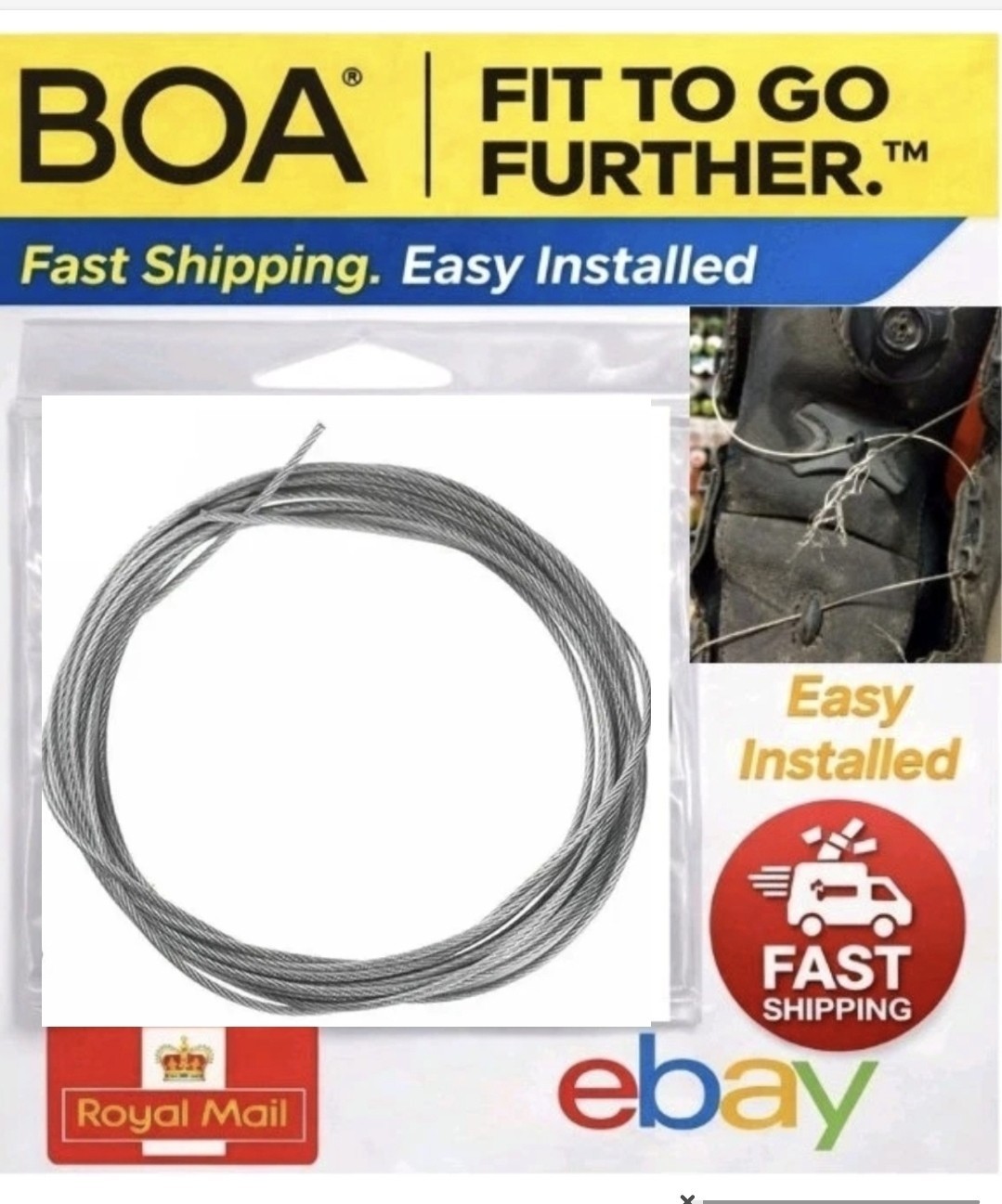 ThirtyTwo BOA STW Double Lashed Replacement Wire Lace Cable Cord Snowboard Boots