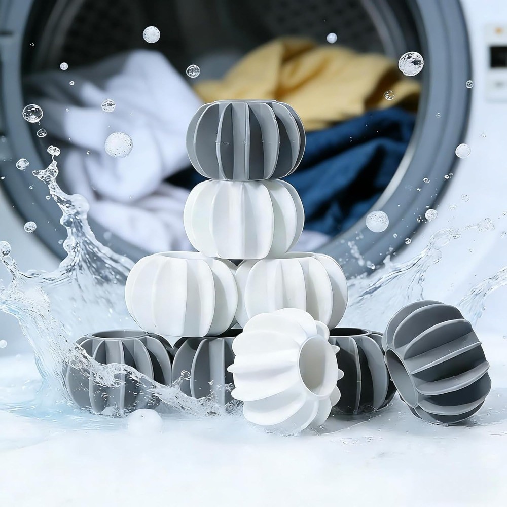 Reusable Silicone Magic Laundry Balls Free for Washing Machine Dryer