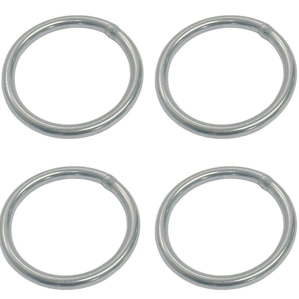 4 Pc Marine Boat Stainless Steel 5/16" Round Ring Link Connect 3120LB WLL Yacht