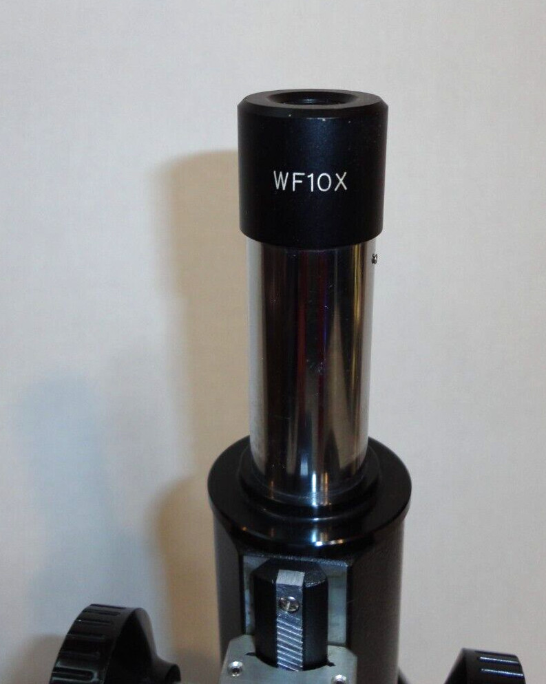 Vtg. Wolfe Microscope, No. 912209, 3 Objective Lenses 4 ,10, 45 W/working Light