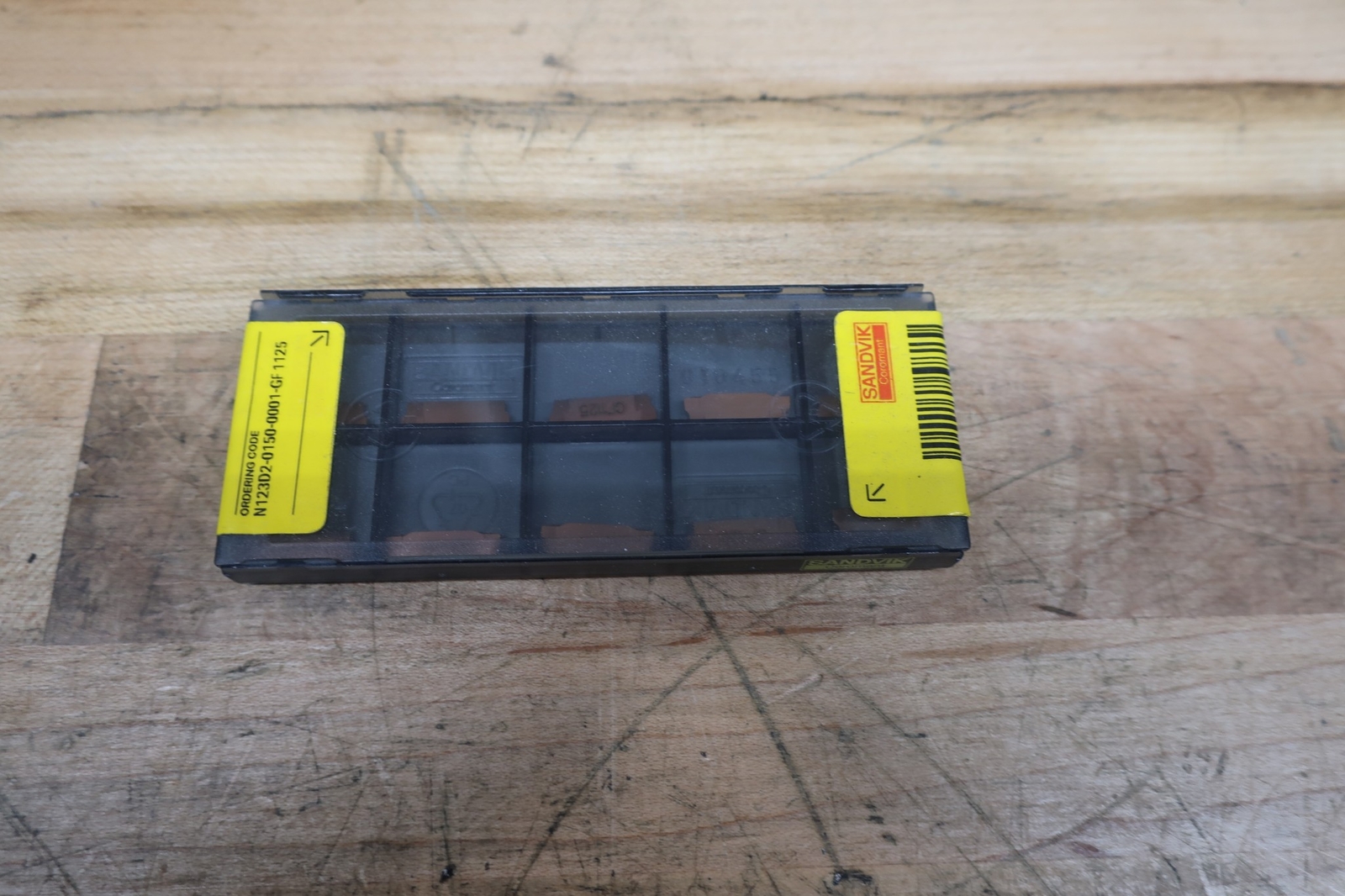 Sandvik N123D2-0150-0001-GF 1125 (1PACK - 10PCS) CoroCut 1-2 Inserts