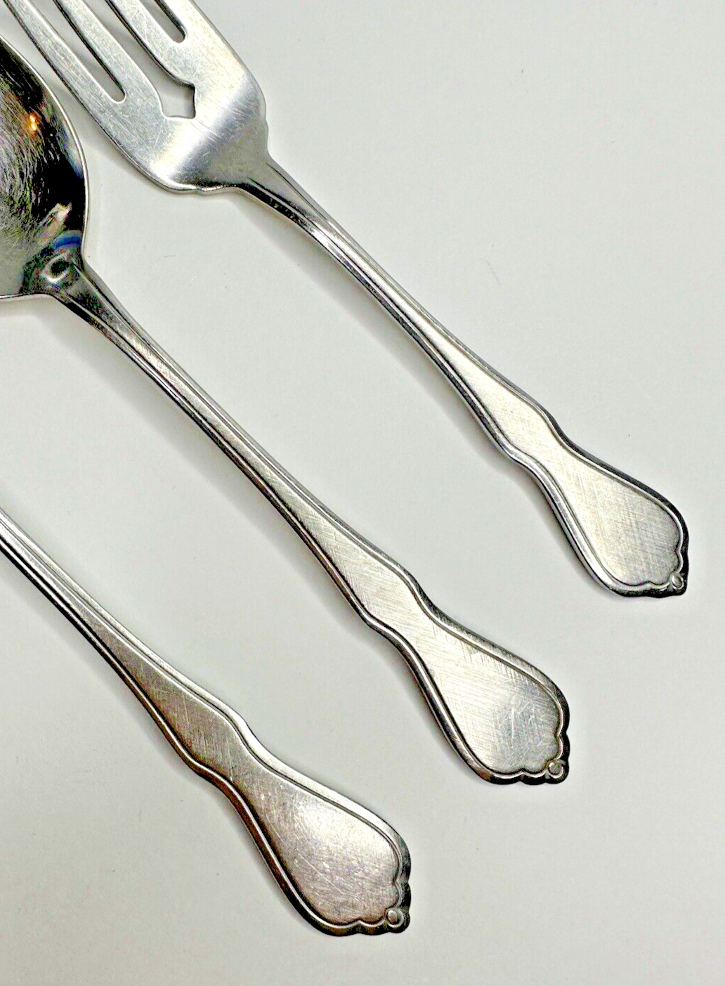 Oneida Trinity Stainless Flatware Replacement  3 Pc Fork Spoon Set Dinner Salad