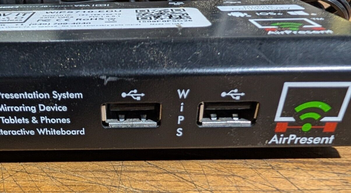 Wireless Screen Mirroring & Presentation TEQ AV IT WiPS710-EDU WiPS710 #S6