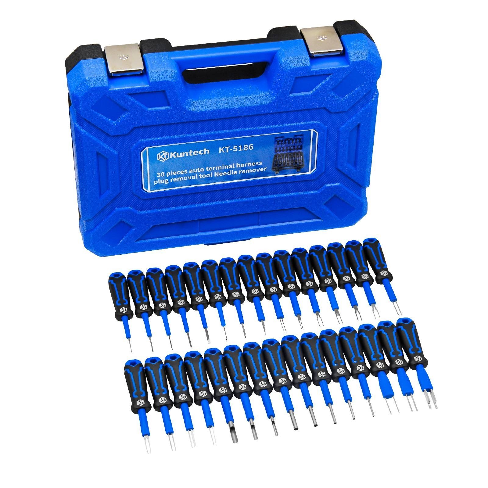 30PC Universal Wire Terminal Electrical Connector Crimp Pin Removal Release Tool