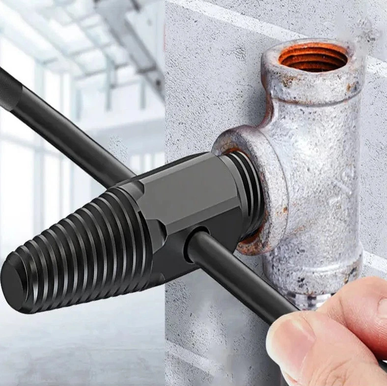 1pc Double Head Wrench Screw & Pipe Extractor Tool Broken Bolt Remover Set - NEW