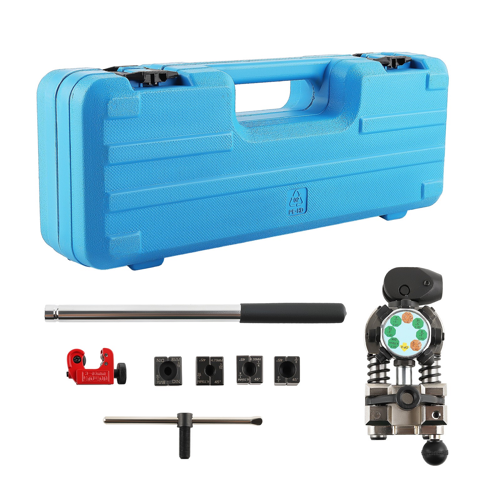 Professional Brake Line Flaring Tool Kit Set 45 Degree Single fit for Garages
