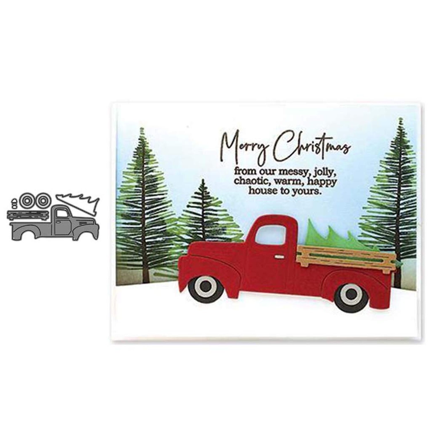 Truck Metal Die Cuts,Cutting Dies for Card Making Clearance,Embossing Dies fo...