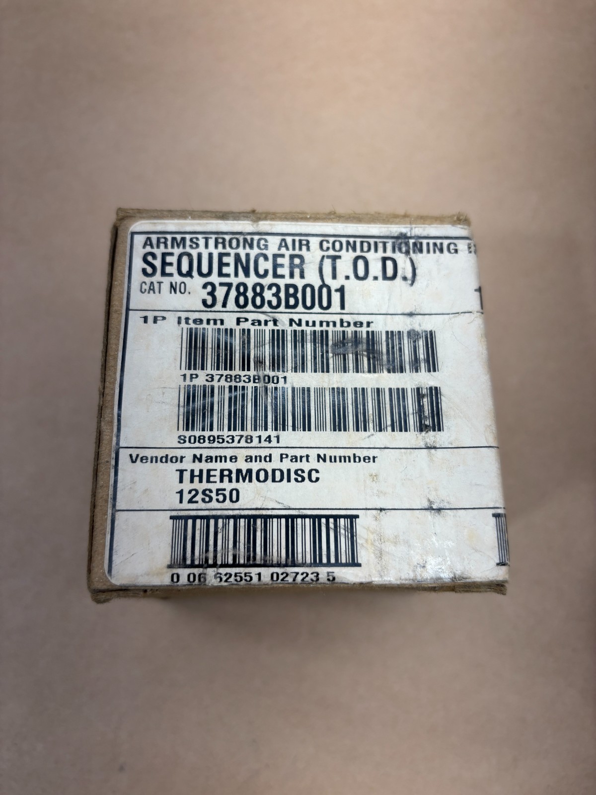 Armstrong Air Conditioning 37883B001 Relay Sequencer