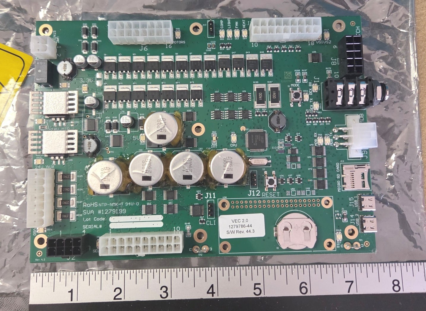 Vendo 621 631 model soda vending machine main control board - Tested good