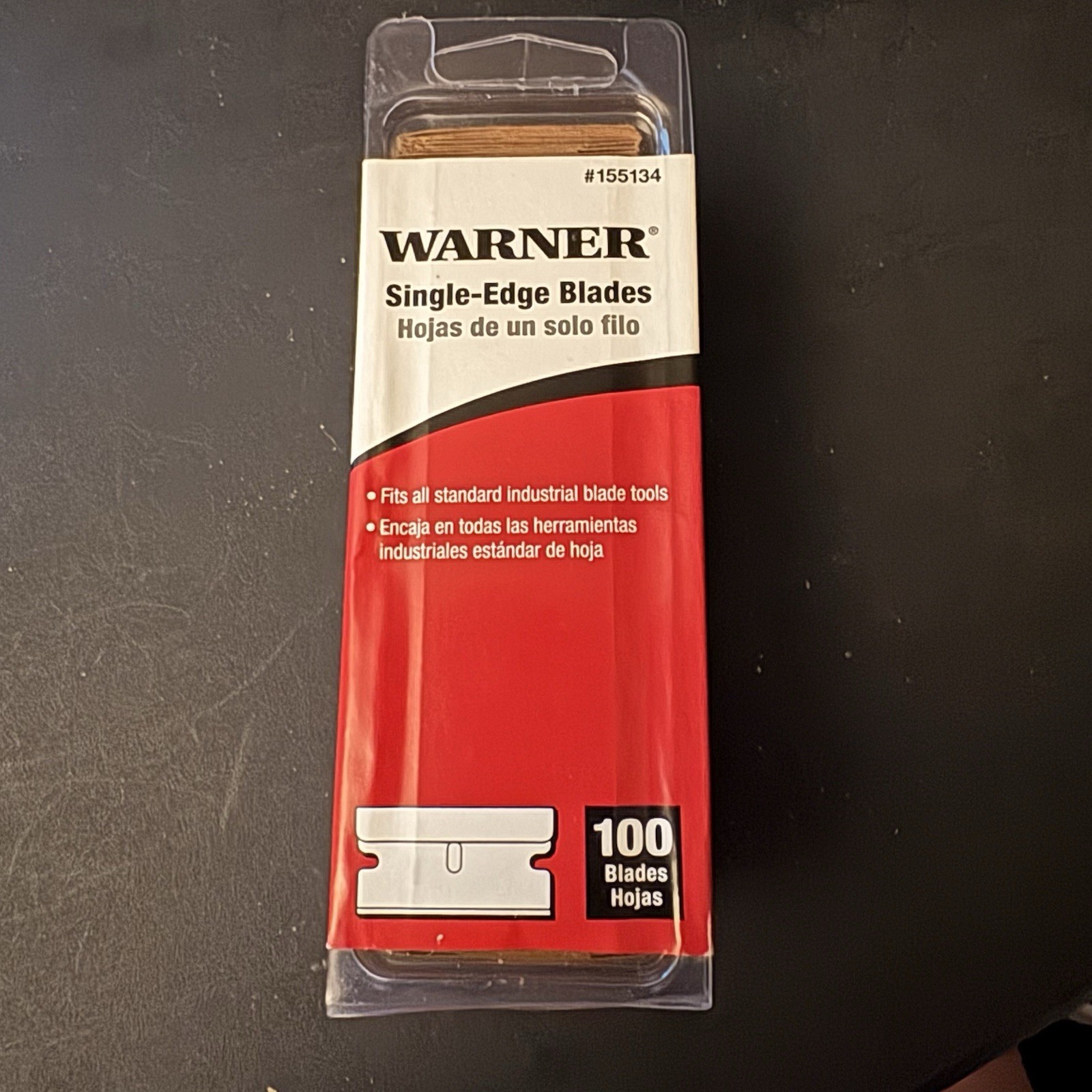 Warner Single Edge Blades 100 pack # 155134 NEW Sealed