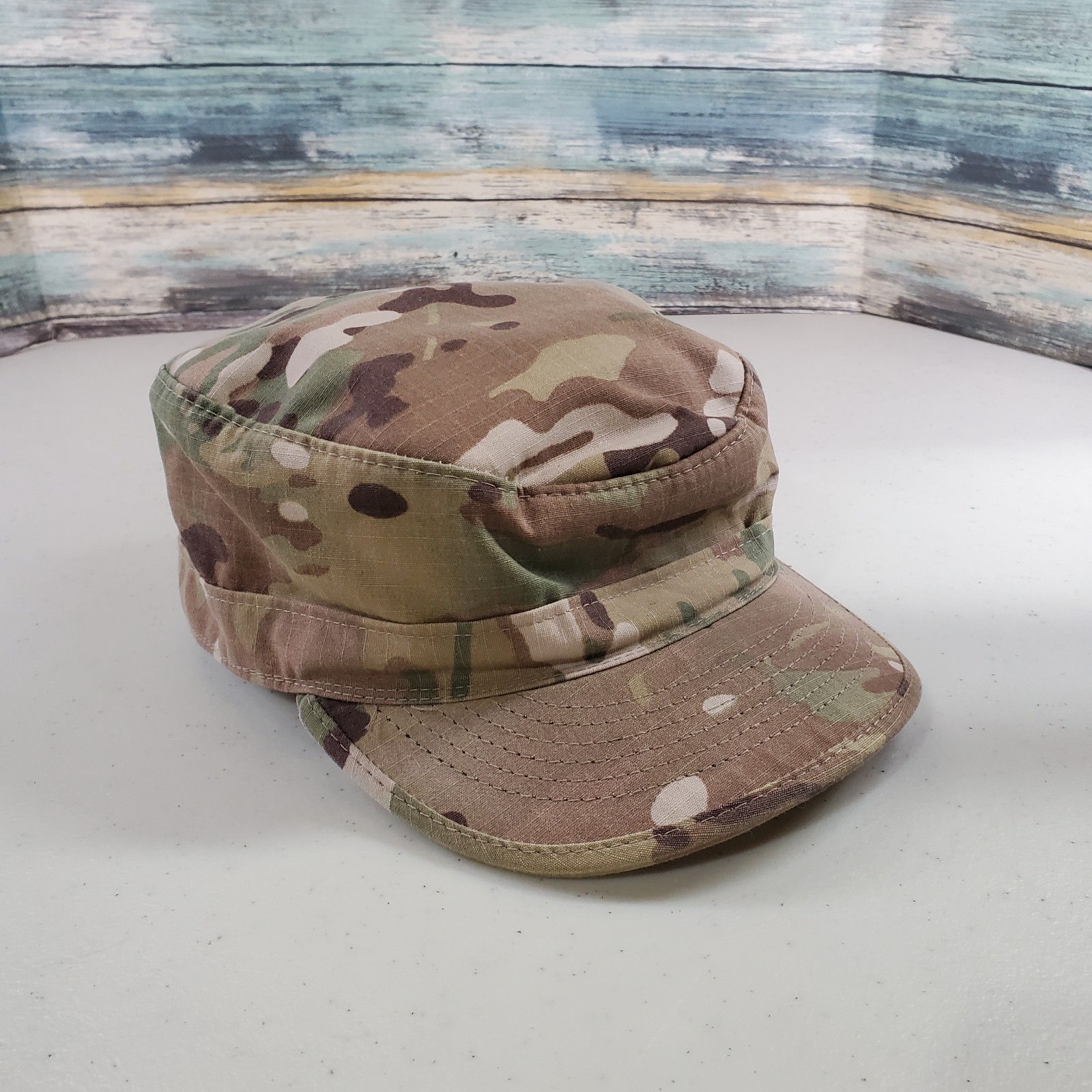 US Army Patrol Camouflage Cap Hat 7 1/4 Ripstop Bernard
