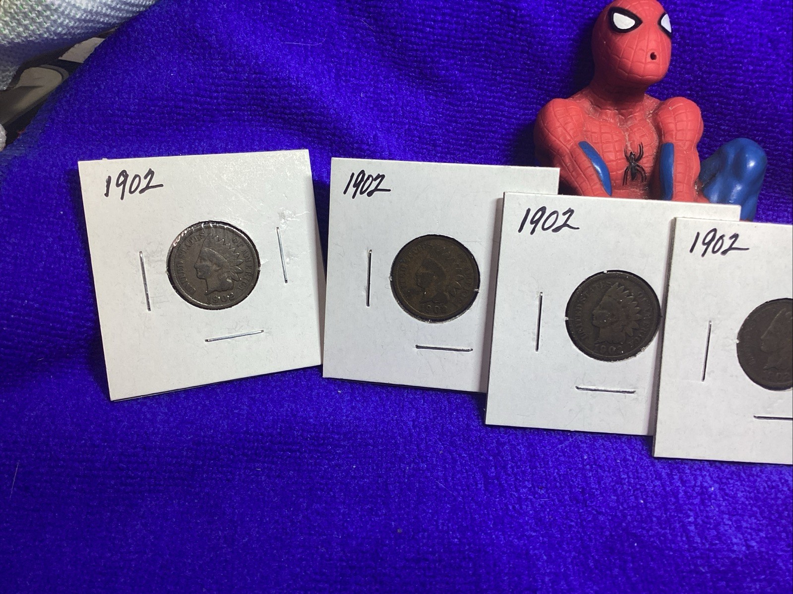 SIX 1902 INDIAN HEAD PENNIES FREE SHIPPING 🛳️🚀