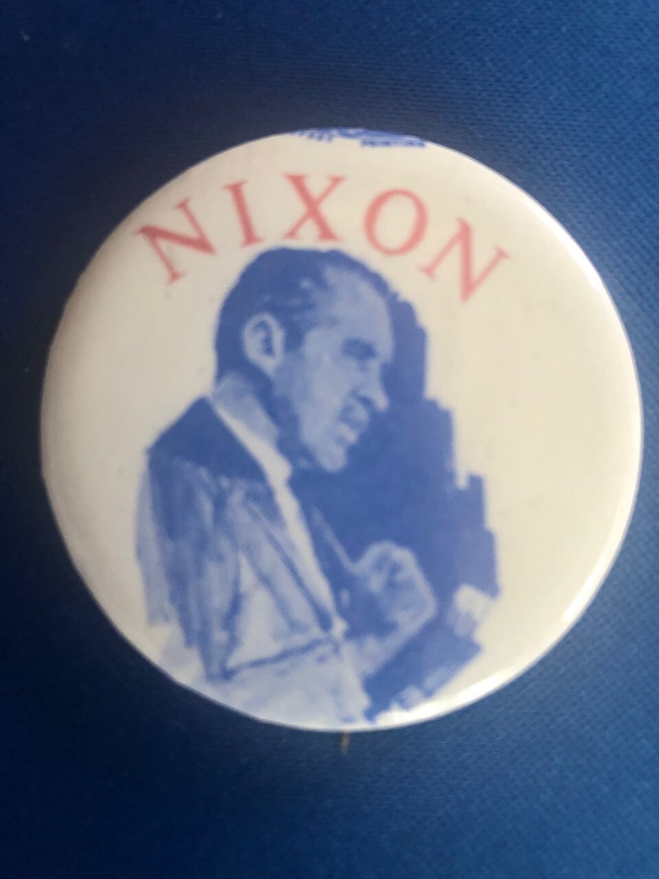 NIXON picture pinback button pin