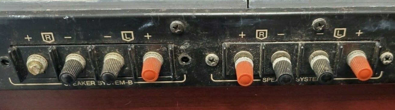 Compatible Sansui G-8700DB Receiver Speaker Terminal Banana Plug Conversion Kit