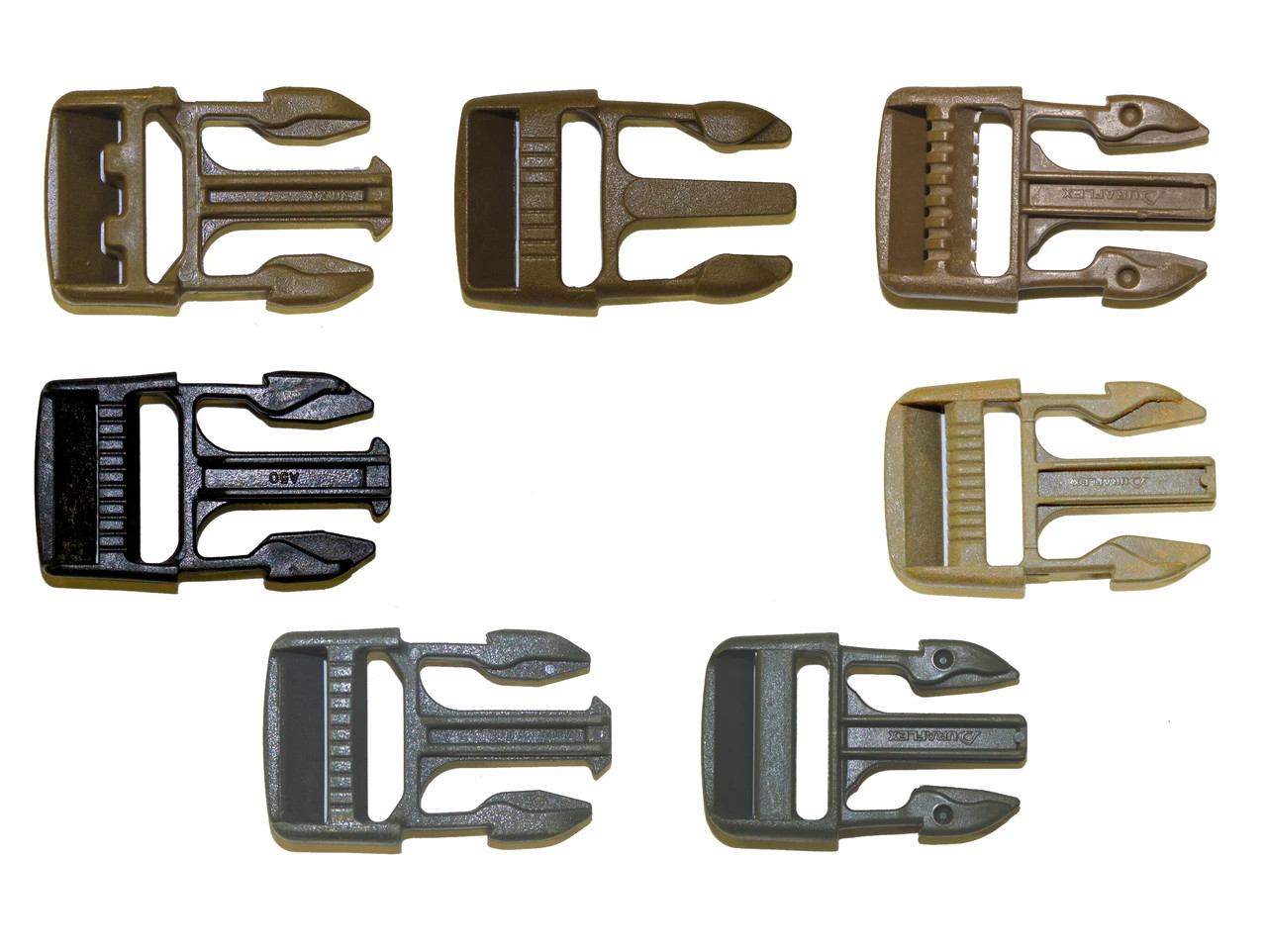 US Military Surplus Replacement 1" Male Side Release Buckle, Coyote Foliage Tan