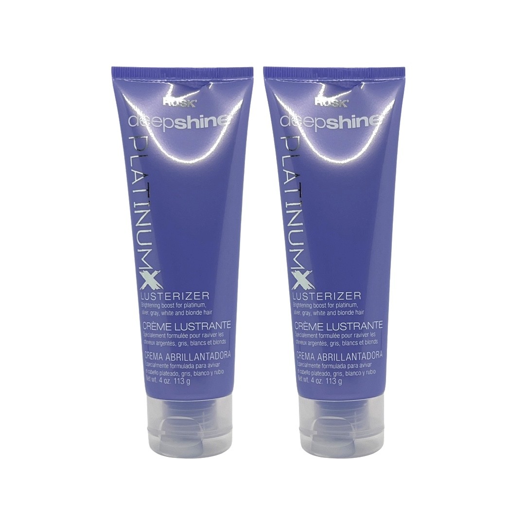 Rusk Deepshine PlatinumX Lusterizer 4 Oz (Pack of 2)
