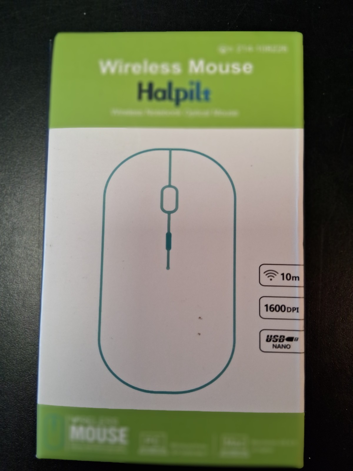 Halpilt 10m 1600DPI W2.4GHz Wireless Mouse