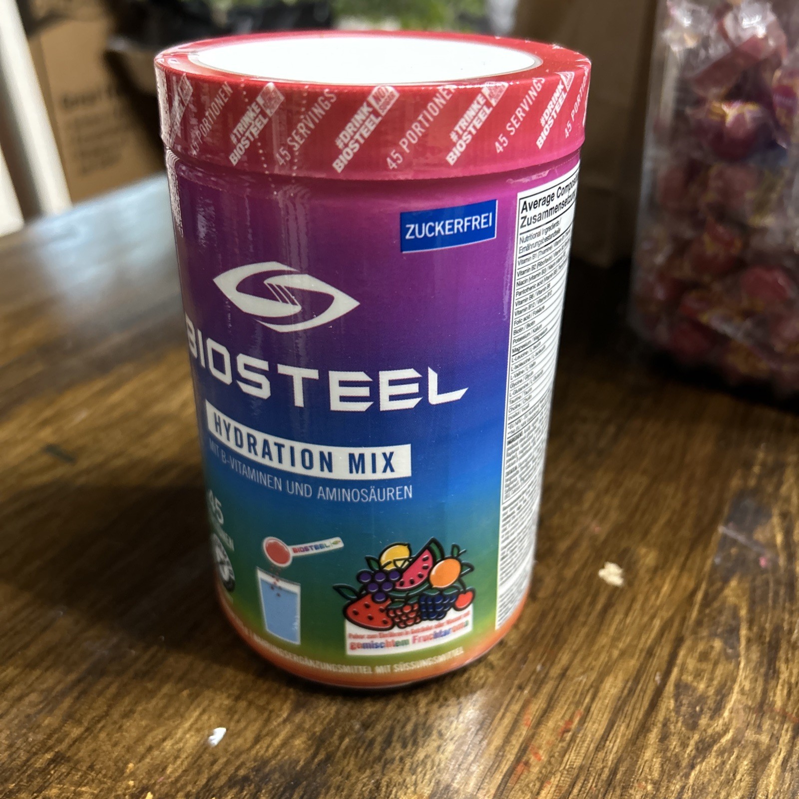 Biosteel Hydration Mix Essential Electrolytes - rainbow twist- 45 serv exp 9/26