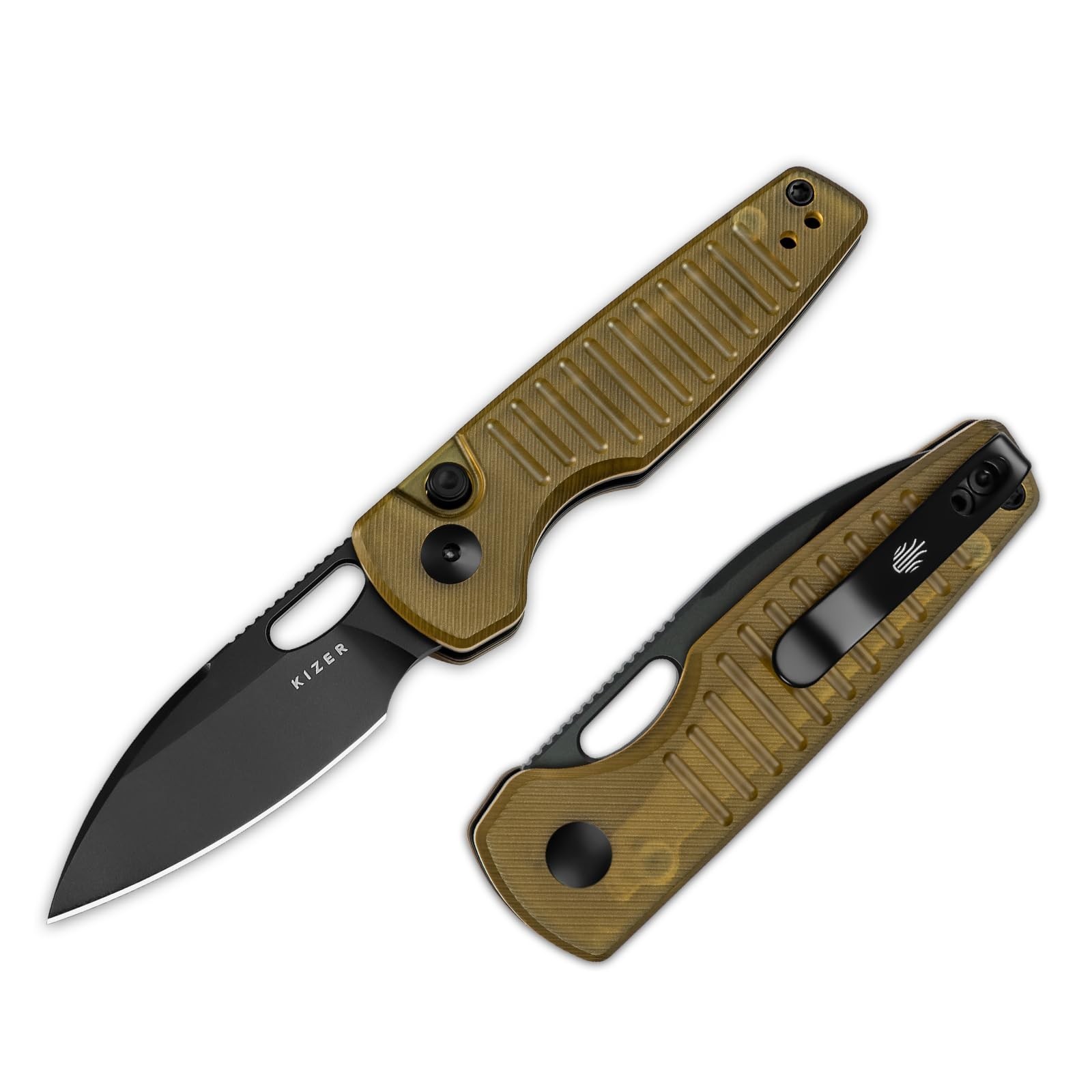 Kizer Parakeet V2706A1 2.46" Nitro-V Blade Folding Knife PEI Handle