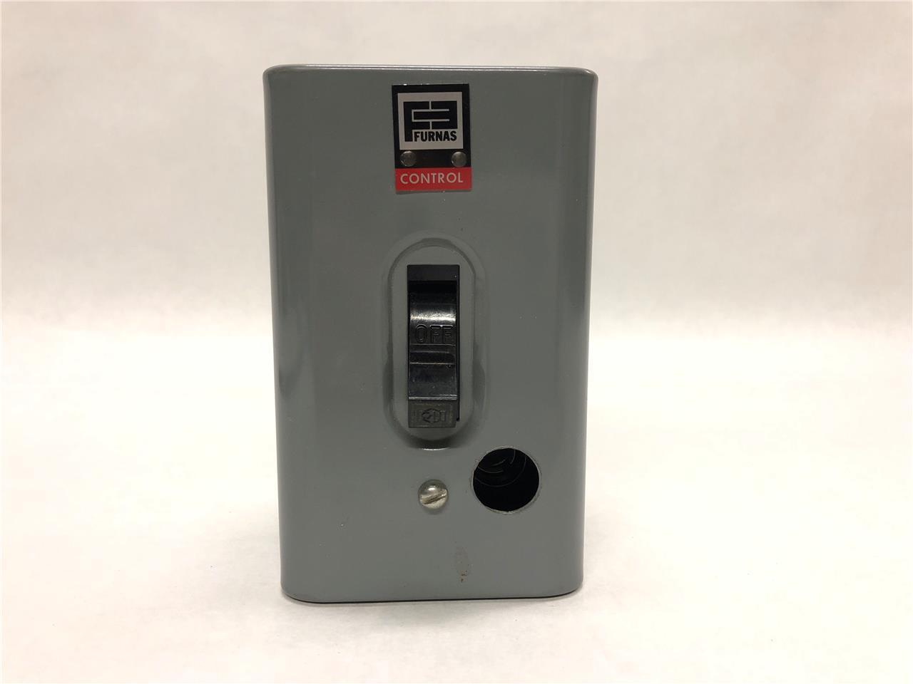 Frunas Class 10 2-Pole Manual Motor Starter Missing Neon Light 115-230V