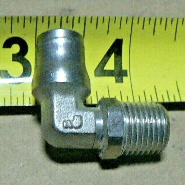 LEGRIS 3609 08 13 8mm Tube x BSPT Nickel Brass Swivel Male Elbow